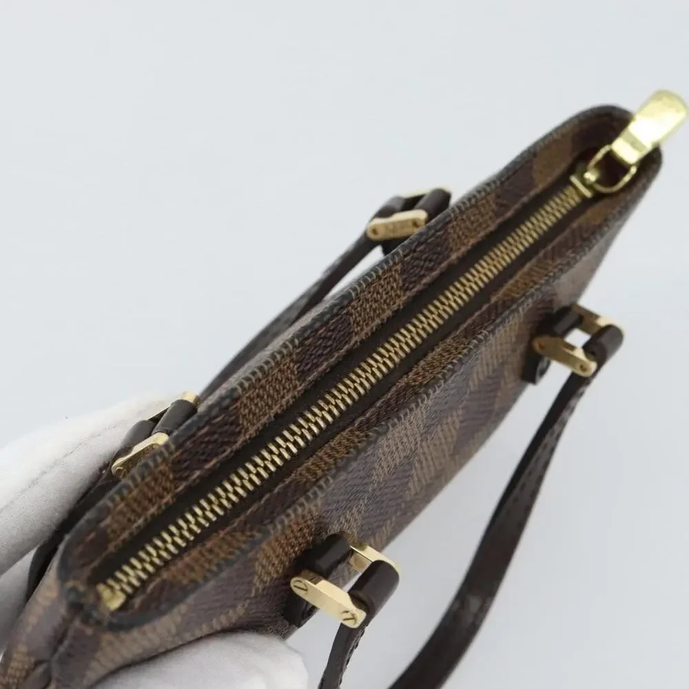 Louis Vuitton Damier Ebene Manosque GM Pouch Brown